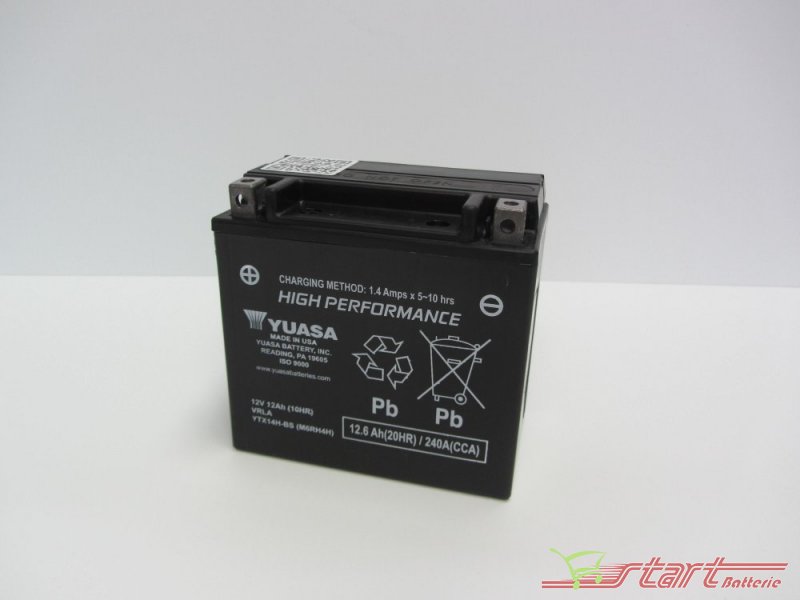 Batteria IONI ITX14-BS 12V 12Ah AGM compatibile con la batteria per moto  YTX14-BS sigillata senza manutenzione con accumulatore precaricato :  : Auto e Moto